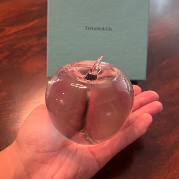 Tiffany & Co. Apple Paperweight - Picture 2 of 3